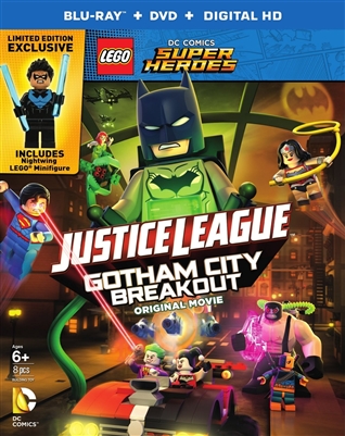 LEGO DC Comics Super Heroes: Justice League - Gotham City Breakout Blu-ray (Rental)
