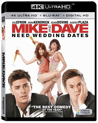 Mike and Dave Need Wedding Dates 4K UHD Blu-ray (Rental)