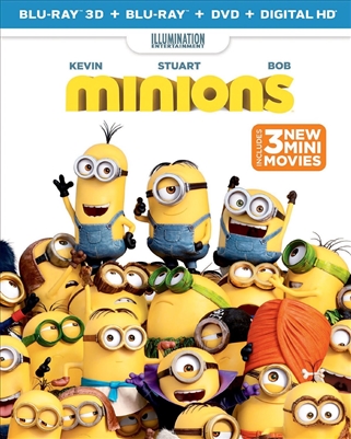 Minions 3D Blu-ray (Rental)