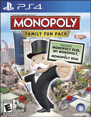 Monopoly Family Fun Pack PS4 Blu-ray (Rental)