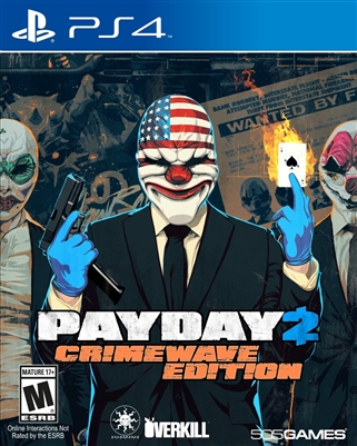 Payday 2 Crimewave PS4 Blu-ray (Rental)