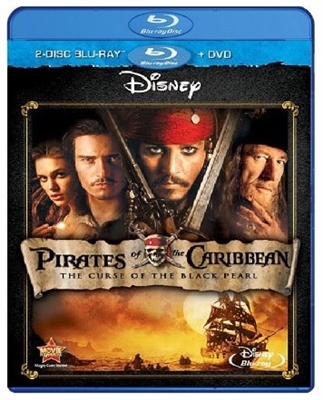 Pirates of the Caribbean: The Curse of the Black Pearl Blu-ray (Rental)