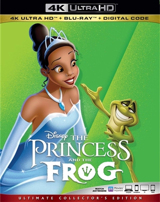 Princess and the Frog 4K 10/19 Blu-ray (Rental)