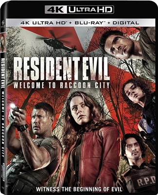 Resident Evil: Welcome To Raccoon City 4K UHD 01/22 Blu-ray (Rental)