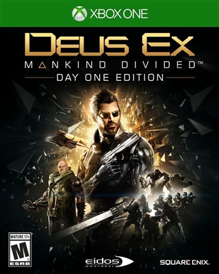 Deus Ex: Mankind Divided Xbox One Blu-ray (Rental)