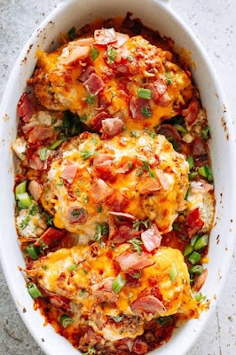 Ranch Chicken Breasts with bacon