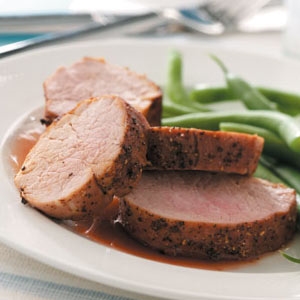 Cherry Chili Glazed Pork Tenderloin