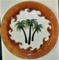 16 inch Palm Tree Platter