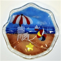 9 inch Bold Beach Scene Bowl