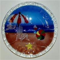 9 inch Bold Beach Scene Plate