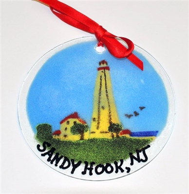 Sandy Hook Light House Suncatcher/Ornament