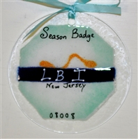 Beach Badge LBI Mixed Color Suncatchers
