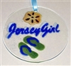 Blue Jersey Girl Suncatcher