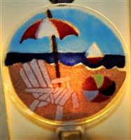 Bold Beach Scene Nightlight