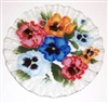 Bold Pansy 10.75 inch Plate