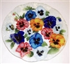 Bold Pansy 14 inch Plate