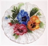 Bold Pansy 7 inch Bowl