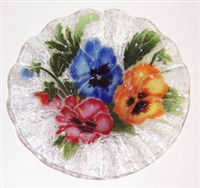 Bold Pansy 7 inch Bowl