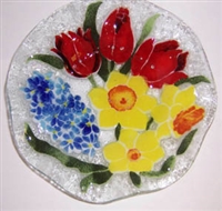 Bold Spring Floral 9 inch Bowl