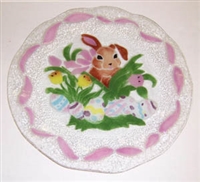 Brown Bunny 14 inch Platter