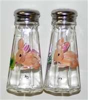 Brown Bunny Salt and Pepper Shakers