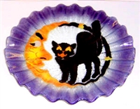 Cat and Moon 10.75 inch Plate