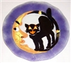 Cat and Moon 12 inch Plate