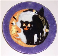 Cat and Moon 9 inch Plate