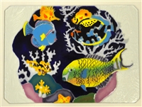 Tropical Fish Large Blue Tray (Insert Only)