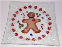 Gingerbread Large Square Plate