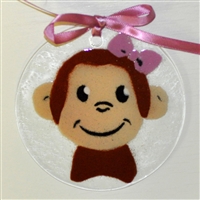 Girl Monkey Suncatcher