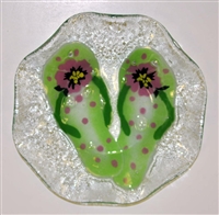 Green 9 inch Flip Flop Bowl