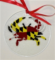 Maryland Flag Crab Suncatcher