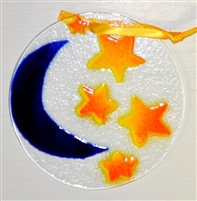 Moon and Stars Suncatcher