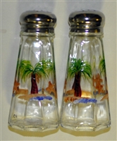 Palm Tree Salt and Pepper Shakers