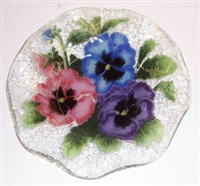 Pastel Pansy 9 inch Bowl