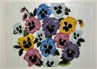 Pastel Pansy Large Tray (Insert Only)