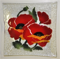 Poppy Large Square Platter