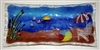 Rectangle Bold Beach Scene Plate