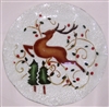 Reindeer 12 inch Plate