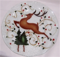 Reindeer 14 inch Platter