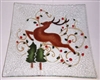 Reindeer Large Square Platter