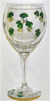 Shamrock Red Wine Glass