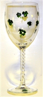 Shamrock White Wine Glass