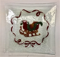 Sleigh Small Square Plate