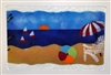 Small Bold Beach Scene Tray (Insert Only)