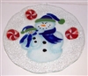 Snowman with Baby 12 inch Plate