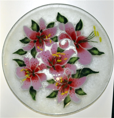 Stargazer Lily 15 inch Bowl