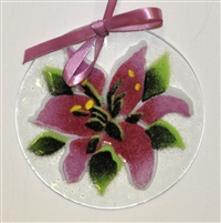 Stargazer Lily Suncatcher