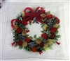 Williamsburg Wreath Large Square Plate